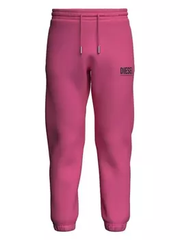 Спортивные брюки с логотипом Diesel Kids, розовый