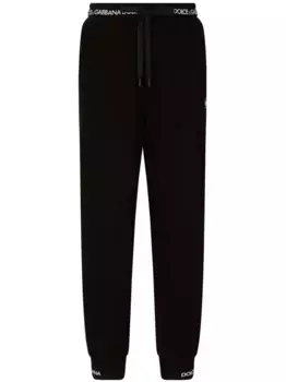 Спортивные брюки с логотипом DOLCE & GABBANA, черный