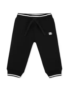 Спортивные брюки с логотипом Dolce & Gabbana Kids, черный