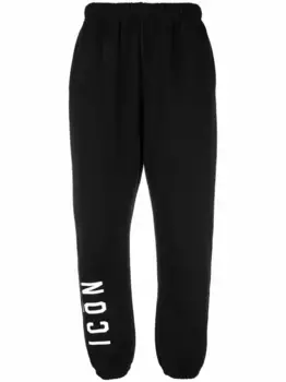 Спортивные брюки с логотипом DSQUARED2, черный
