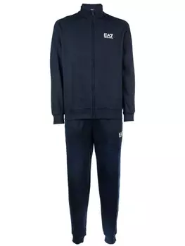 Спортивные брюки с логотипом Ea7 Emporio Armani, синий