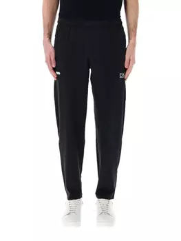 Спортивные брюки с логотипом Ea7 Emporio Armani, черный