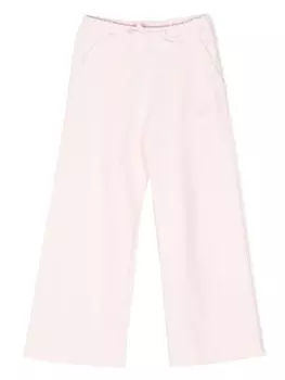 Спортивные брюки с логотипом Emporio Armani Kids, розовый