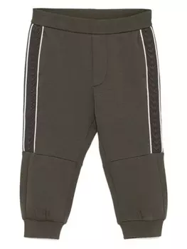 Спортивные брюки с логотипом Emporio Armani Kids, зеленый