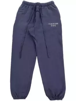 Спортивные брюки с логотипом FEAR OF GOD ESSENTIALS, синий
