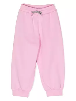 Спортивные брюки с логотипом Fendi Kids, розовый