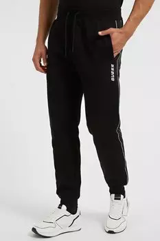 Спортивные брюки с логотипом Guess, черный