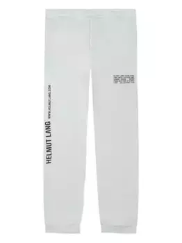 Спортивные брюки с логотипом Helmut Lang, белый