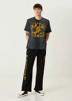 Спортивные брюки с логотипом и кулиской на талии. Amiri, черный