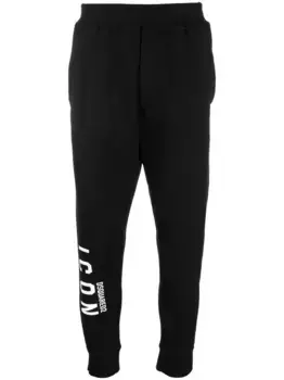Спортивные брюки с логотипом Icon DSQUARED2, черный