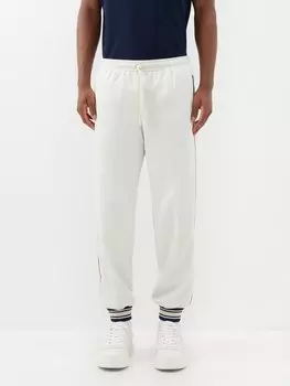 Спортивные брюки с логотипом interlocking Gucci, белый