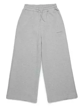Спортивные брюки с логотипом Marni Kids, серый