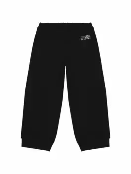 Спортивные брюки с логотипом MM6 MAISON MARGIELA, черный