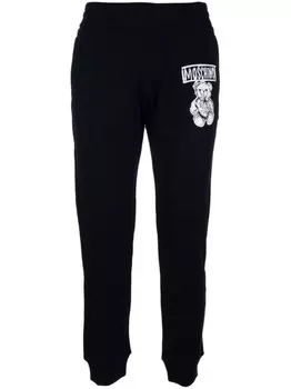 Спортивные брюки с логотипом Moschino, черный