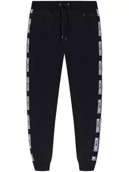Спортивные брюки с логотипом Moschino, черный