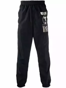 Спортивные брюки с логотипом Moschino, черный