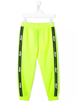 Спортивные брюки с логотипом MSGM Kids, желтый