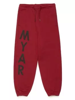 Спортивные брюки с логотипом MYAR KIDS, красный