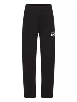 Спортивные брюки с логотипом Nike Kids, черный