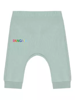 Спортивные брюки с логотипом Pangaia Kids, зеленый