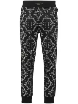 Спортивные брюки с логотипом Philipp Plein, черный