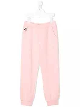 Спортивные брюки с логотипом Philipp Plein Junior, розовый