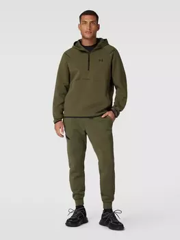 Спортивные брюки с логотипом Under Armour, оливково-зеленый