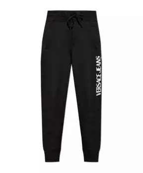 Спортивные брюки с логотипом Versace Jeans Couture, черный