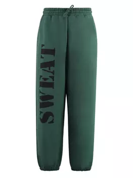 Спортивные брюки с логотипом VETEMENTS, зеленый