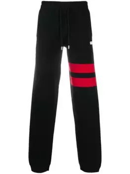 Спортивные брюки с металлическим логотипом GCDS, черный