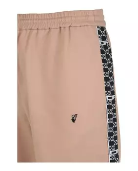 Спортивные брюки с монограммой Off-White, бежевый