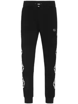 Спортивные брюки с монограммой Philipp Plein, черный