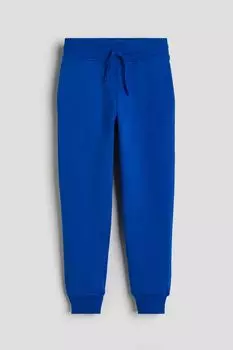 Спортивные брюки с начесом на внутренней стороне H&M, синий