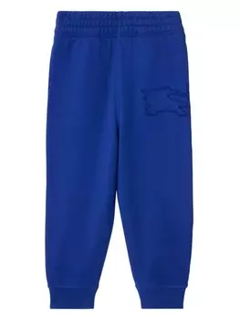 Спортивные брюки с нашивкой Equestrian Knight Burberry Kids, синий