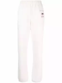 Спортивные брюки с нашивкой-логотипом Chiara Ferragni, нейтральный