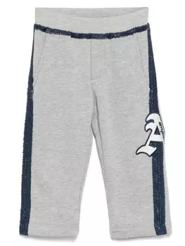 Спортивные брюки с нашивкой-логотипом Emporio Armani Kids, серый