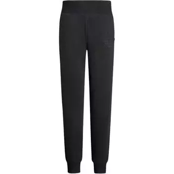 Спортивные брюки с нашивкой-логотипом EMPORIO ARMANI, черный