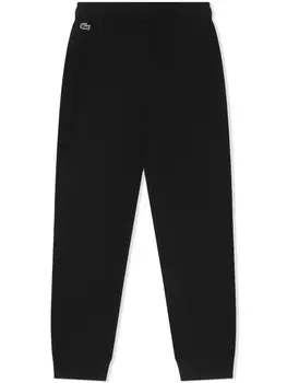 Спортивные брюки с нашивкой-логотипом Lacoste Kids, черный