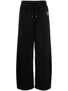 Спортивные брюки с нашивкой-логотипом STELLA MCCARTNEY, черный