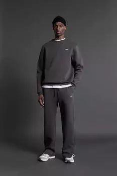 Спортивные брюки с неопреновым эффектом ZARA, темно-лиловый