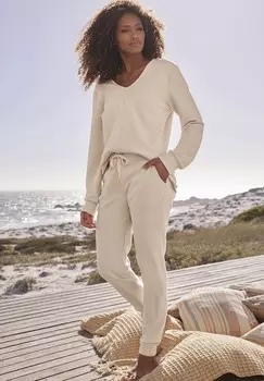 Спортивные брюки s.Oliver, бежевый