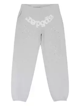 Спортивные брюки с паутинным декором SP5DER, серый