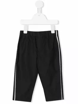 Спортивные брюки с полосками Emporio Armani Kids, синий