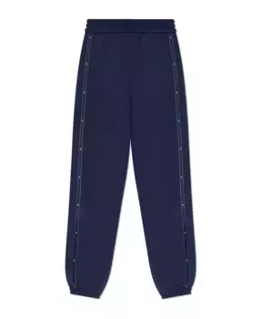 Спортивные брюки с полосками по бокам Emporio Armani, синий