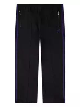 Спортивные брюки с полосками по бокам Needles, черный