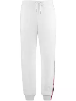 Спортивные брюки с полосками THOM BROWNE, белый