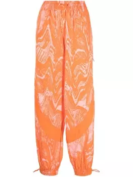 Спортивные брюки с принтом adidas by Stella McCartney, розовый