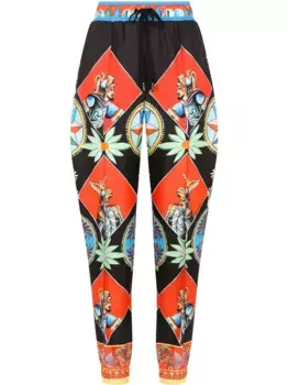 Спортивные брюки с принтом Carretto DOLCE & GABBANA, черный