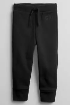 Спортивные брюки с принтом и логотипом Gap, черный