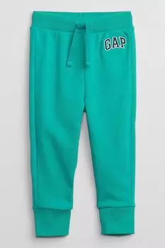 Спортивные брюки с принтом и логотипом Gap, зеленый